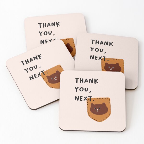 Item preview, Thank you, next | Whimsical Cat Illustrations designed and sold by RM-Journey.