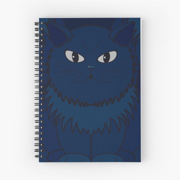 Item preview, Pattern with Cat Tomeo is blue color designed and sold by Cherevan.