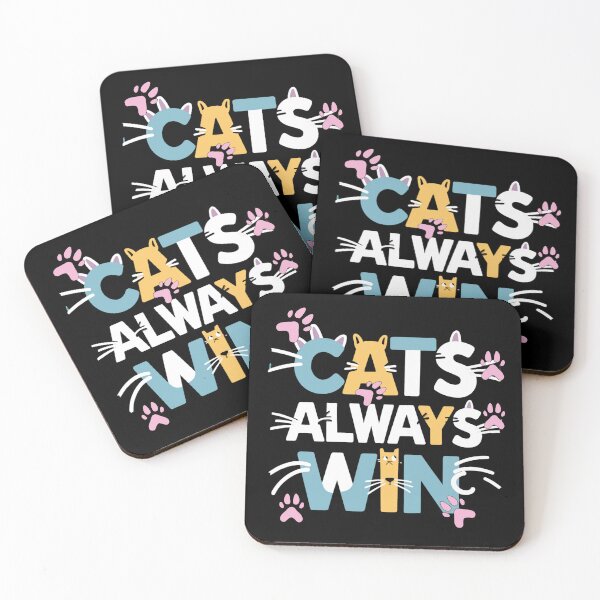 Item preview, Cats always win designed and sold by Belarte.shop.