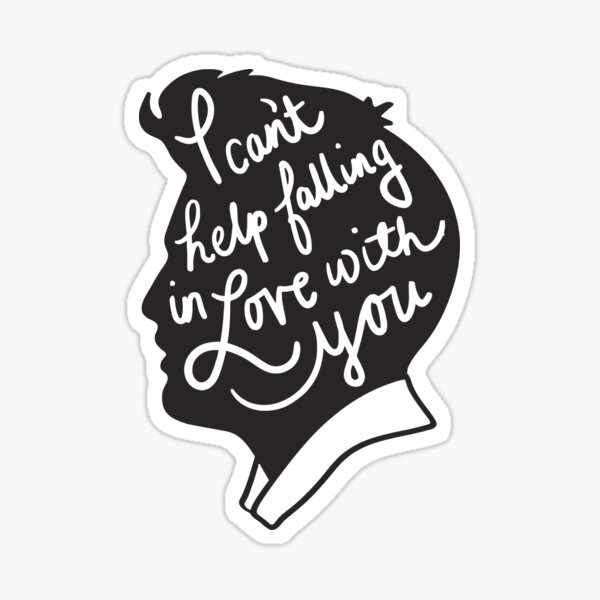 Item preview, Can't Help Falling In Love - Song Logo designed and sold by skipat.
