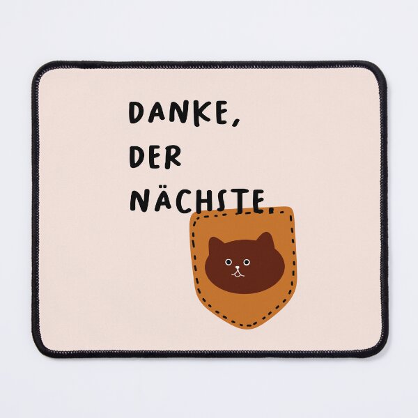 Item preview, Danke, nächstes | Whimsical Cat Illustrations designed and sold by RM-Journey.