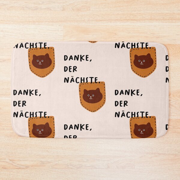Item preview, Danke, nächstes | Whimsical Cat Illustrations designed and sold by RM-Journey.