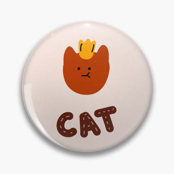 Item preview, Crowned Cat: Whimsical Cat Illustrations | Cute Red Cat Illustration | Pink Background designed and sold by RM-Journey.