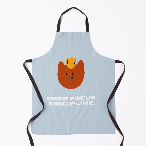 Item preview, Deep focus. discipline | Whimsical Cat Illustration designed and sold by RM-Journey.