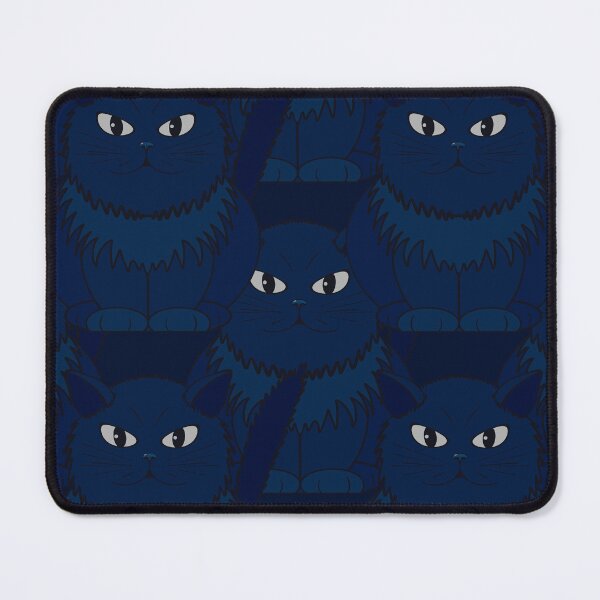Item preview, Pattern with Cat Tomeo is blue color designed and sold by Cherevan.