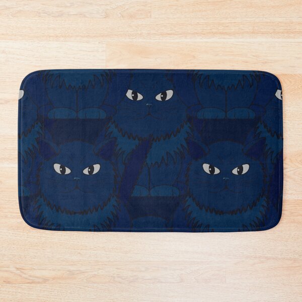 Item preview, Pattern with Cat Tomeo is blue color designed and sold by Cherevan.