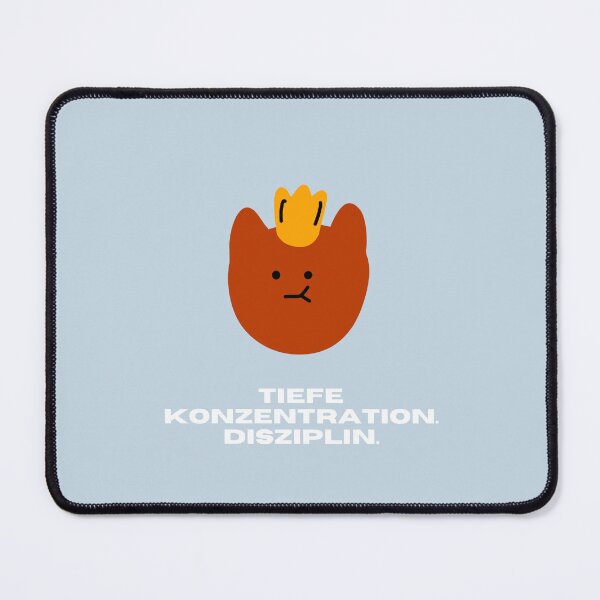 Item preview, Tiefes Konzentration. Disziplin. | Whimsical Cat Illustration designed and sold by RM-Journey.