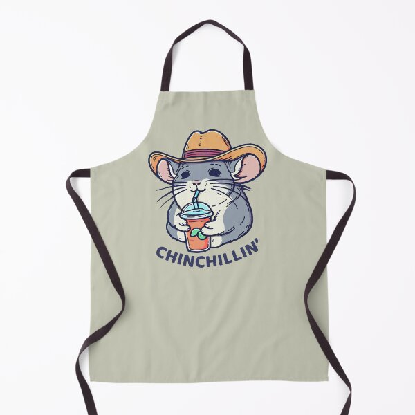 Item preview, Chinchilla Cute Cartoon Animal Cowboy designed and sold by HowToCanadian.