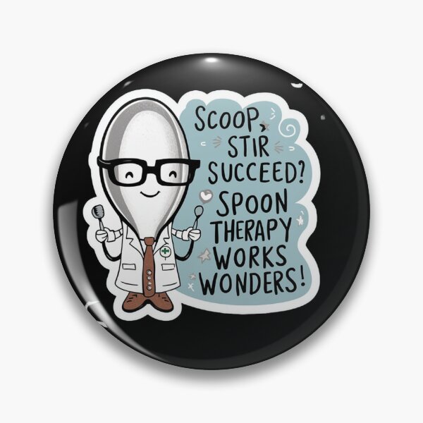 Item preview, Spoon Therapy: Scoop, Stir Succeed? Spoon Therapy Works Wonders! designed and sold by BrooklynRhodes.