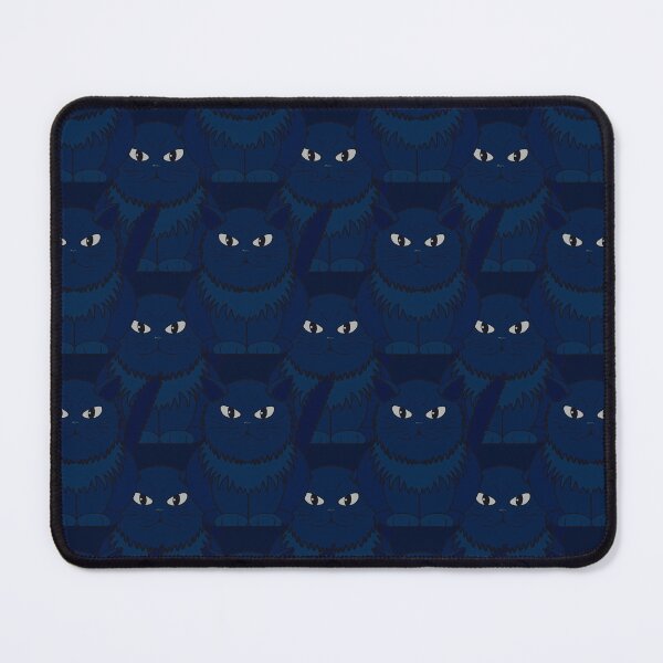Item preview, Pattern with Cat Tomeo is blue color designed and sold by Cherevan.