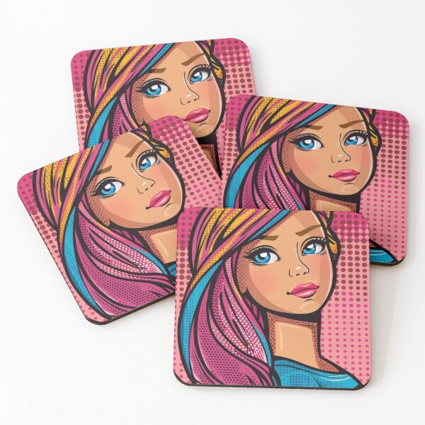 Item preview, pop art girl designed and sold by JeffyThePuppet.