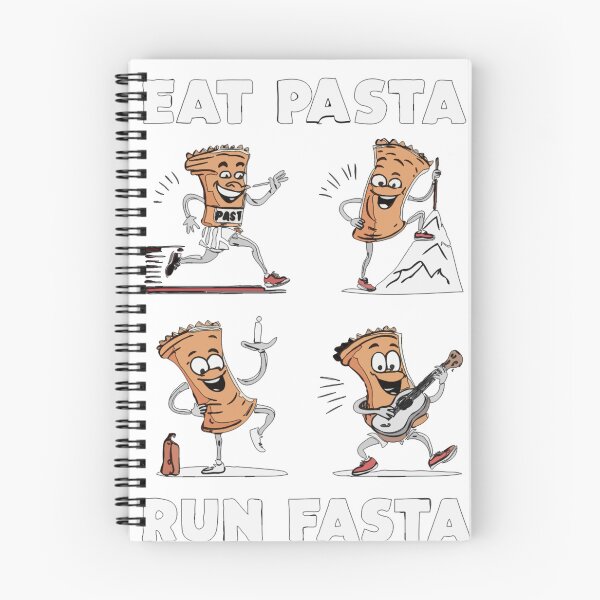 Item preview, Eat Pasta Run Fasta Funny T shirt designed and sold by venavar.