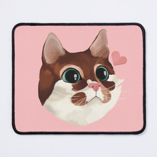 Item preview, Pink Nose Cat - Cat lovers gifts designed and sold by ryska-studio.