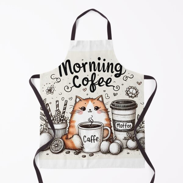 Item preview, Morning COFEE Cat designed and sold by Hustl3AsUsu4l.