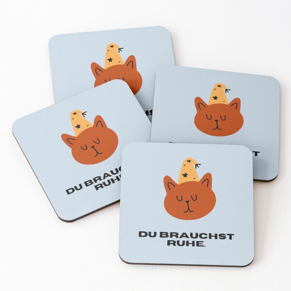 Item preview, Du brauchst Ruhe | Hand-Drawn Cat Mood designed and sold by RM-Journey.