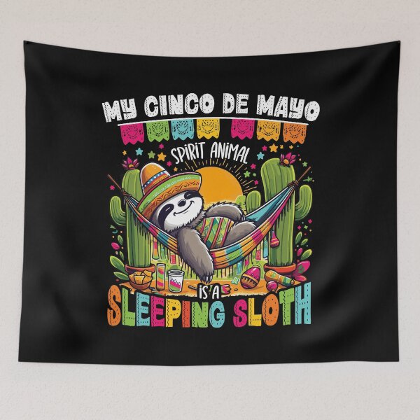 Item preview, My Cinco de Mayo Spirit Animal Sloth Mexican Women Mom Gift - Funny Mexican Sloth Animal designed and sold by JUSTBEELEGANT.
