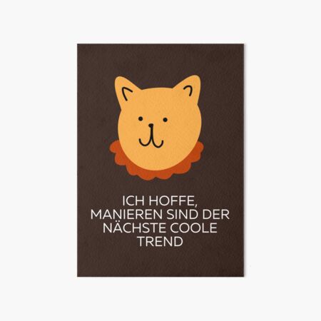 Artikel-Vorschau von Ich hoffe, Höflichkeit ist der nächste coole Trend | Handgezeichnete Katzenstimmung, designt und verkauft von RM-Journey.