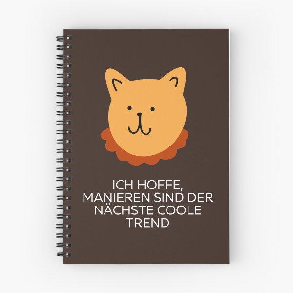 Artikelvorschau, Ich hoffe, Höflichkeit ist der nächste coole Trend | Handgezeichnete Katzenstimmung entworfen und verkauft von RM-Journey.