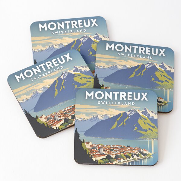 Item preview, Montreux Switzerland designed and sold by ArtePosteria.