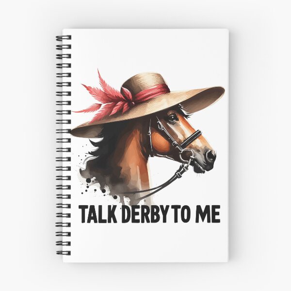 Item preview, Talk Derby To Me Funny Horse Racing Lover designed and sold by TomFrontierArt.