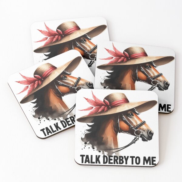 Item preview, Talk Derby To Me Funny Horse Racing Lover designed and sold by TomFrontierArt.