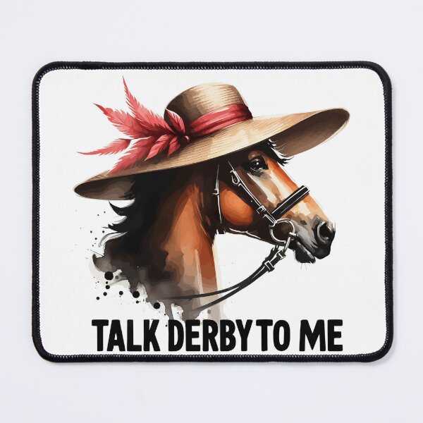 Item preview, Talk Derby To Me Funny Horse Racing Lover designed and sold by TomFrontierArt.