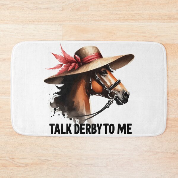 Item preview, Talk Derby To Me Funny Horse Racing Lover designed and sold by TomFrontierArt.