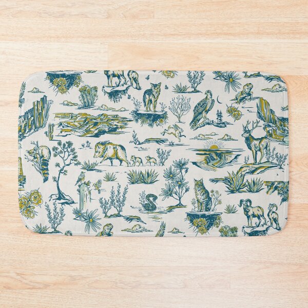 Item preview, Grand Canyon National Park, Arizona. Scenery & Animal Pattern designed and sold by The Whiskey Ginger Design Shop.