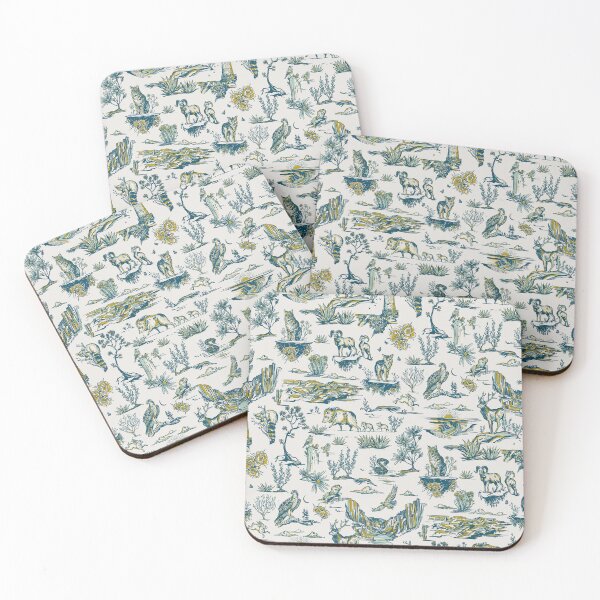 Item preview, Grand Canyon National Park, Arizona. Scenery & Animal Pattern designed and sold by The Whiskey Ginger Design Shop.