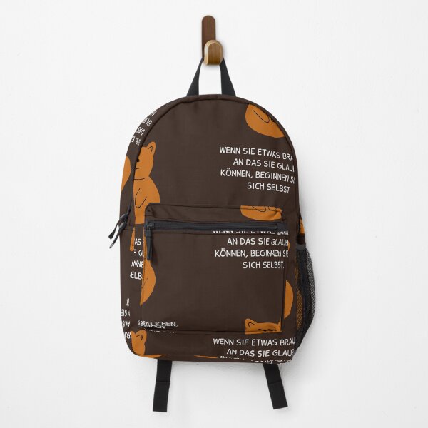 Item preview, WENN DU ETWAS HABEN MUSST, AN DAS DU GLAUBEN KANNST, FANG MIT DIR SELBST AN designed and sold by RM-Journey.