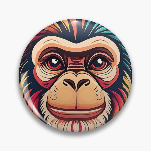 Item preview, Chimp designed and sold by Crafted-AI.