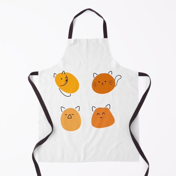 Item preview, Simplistic Feline Moods: Hand-Drawn Cat Faces Collection | White Background designed and sold by RM-Journey.