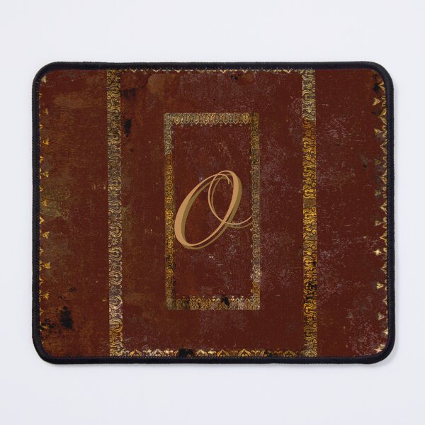 Item preview, Victorian Old Leather Book Cover Design Monogram Initial O designed and sold by JoolyA.