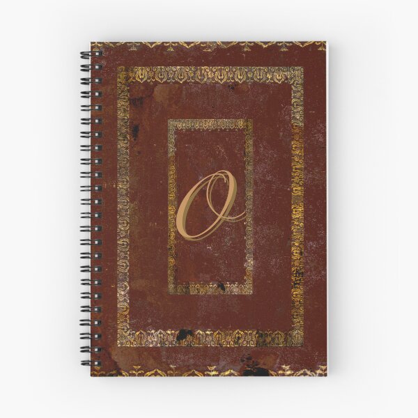 Item preview, Victorian Old Leather Book Cover Design Monogram Initial O designed and sold by JoolyA.
