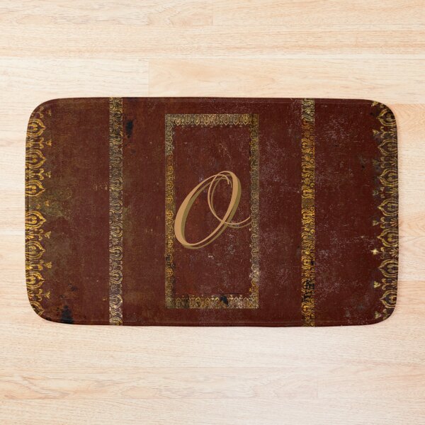 Item preview, Victorian Old Leather Book Cover Design Monogram Initial O designed and sold by JoolyA.