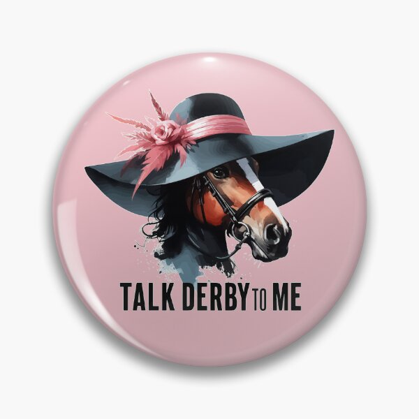 Item preview, Talk Derby To Me Funny Horse Racing designed and sold by TomFrontierArt.