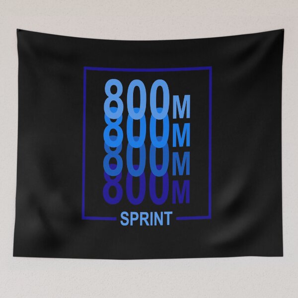 Item preview, 800m Sprint Track & Field athlete Blue designed and sold by Moritz Schwäble.