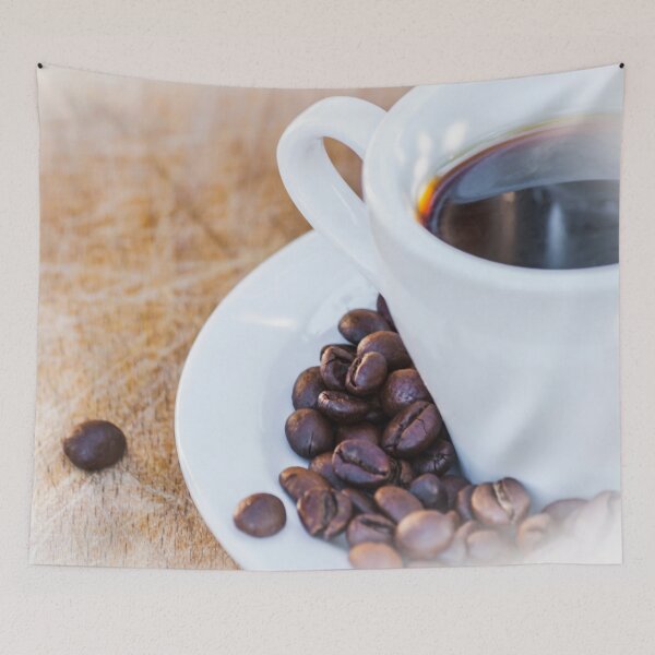 Item preview, Coffee cup with coffee grains designed and sold by carlotoffolo.