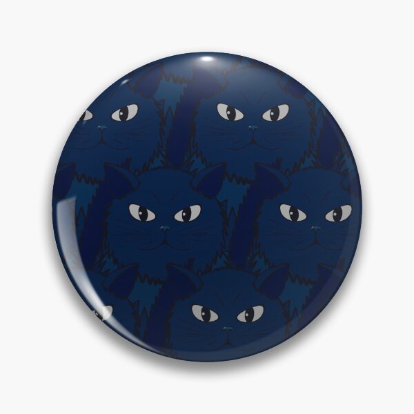 Item preview, Pattern with Cat Tomeo is blue color designed and sold by Cherevan.