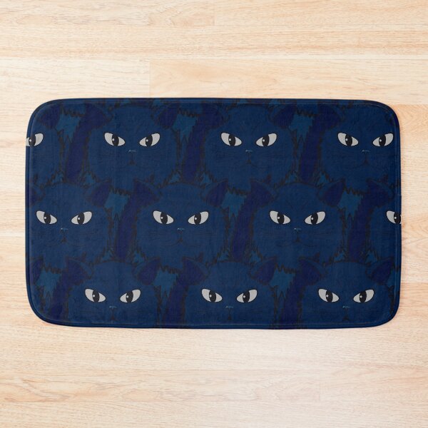 Item preview, Pattern with Cat Tomeo is blue color designed and sold by Cherevan.