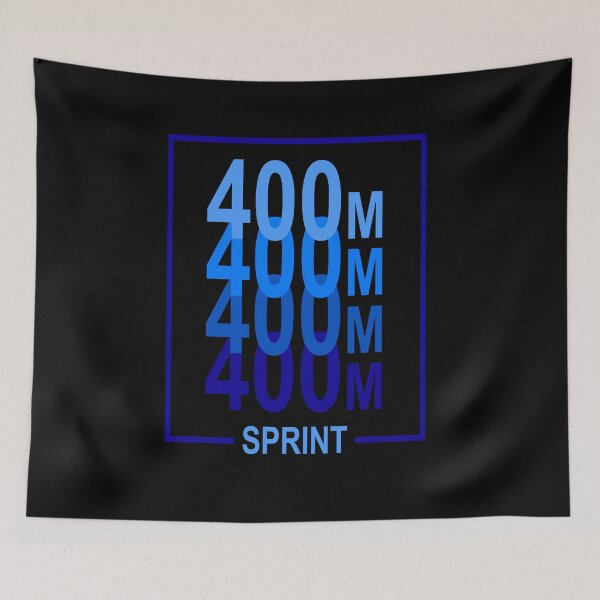 Item preview, 400m Sprint Track & Field athlete Blue designed and sold by Moritz Schwäble.