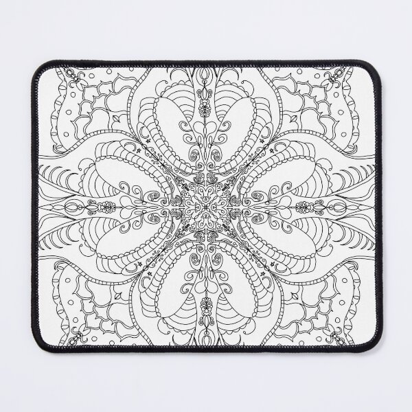 Item preview, Carnivorous Flower Mandala Pattern designed and sold by digitalfae.