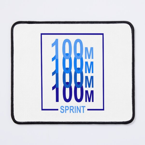 Item preview, 100m Sprint Track & Field athlete Blue designed and sold by Moritz Schwäble.