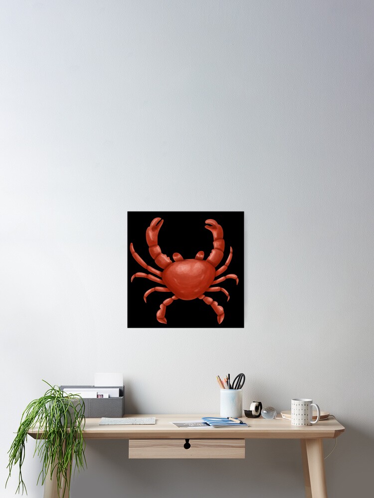 Thumbnail 2 of 3, Poster, Crab designed and sold by LadyTaneli.