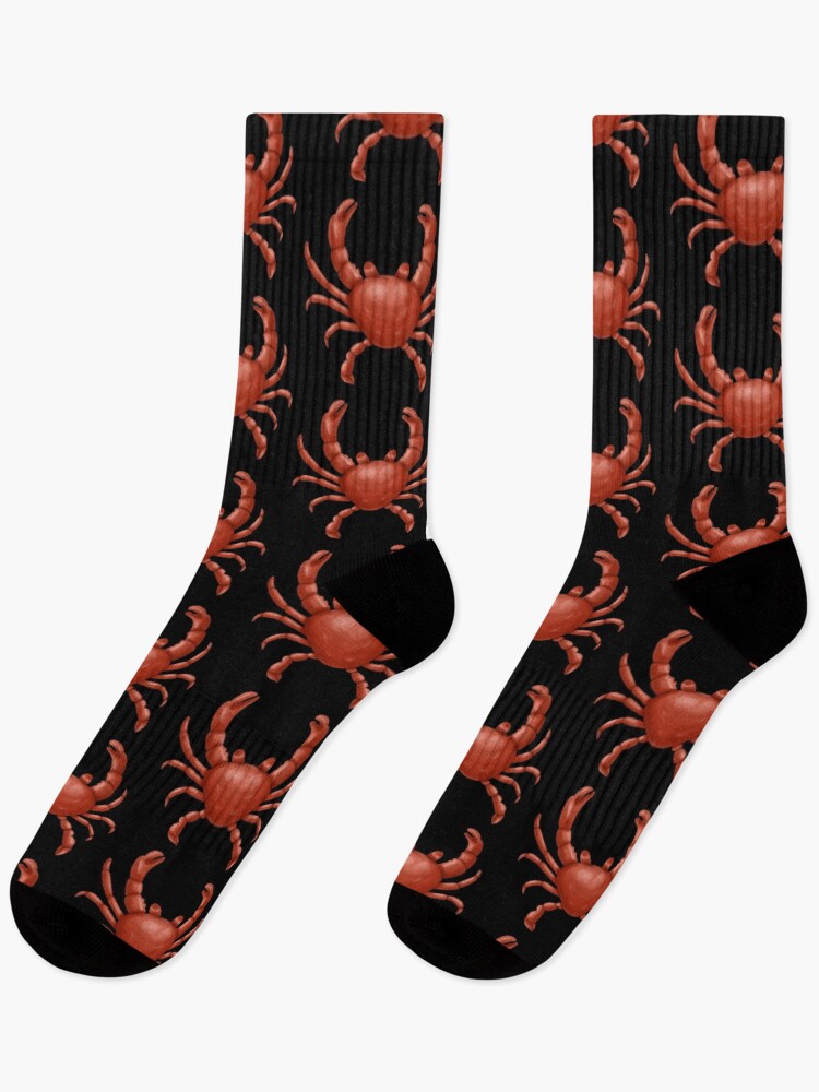 Thumbnail 1 of 5, Socks, Crab designed and sold by LadyTaneli.