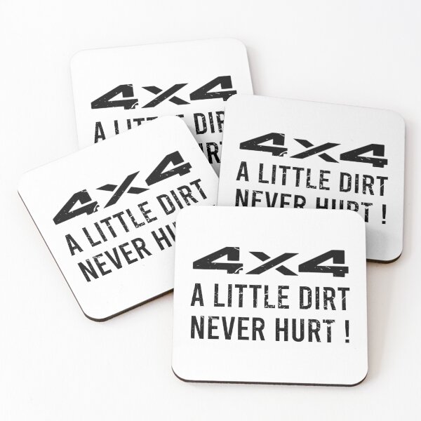 Item preview, 4x4, A Little Dirt Never Hurt! designed and sold by AndrewY.