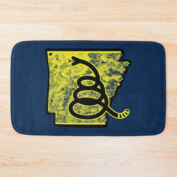 Item preview, Arkansa DON'T TREAD ON ME - Reclaiming Resilience: Arkansas Map with Gadsden Snake Outline - A Symbol of Strength and Survival! designed and sold by pelagio.