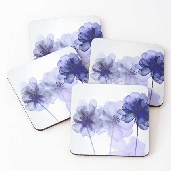 Item preview, Transparent purple flowers. Beautiful. Modern art work. designed and sold by terrysmith56.