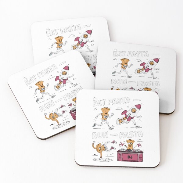 Item preview, Funny Saying Eat Pasta Run Fasta designed and sold by venavar.