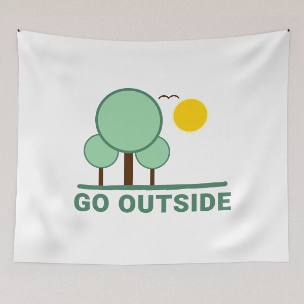 Item preview, Go Outside, Outdoor Nature Forest Adventure  designed and sold by Sunserize Designs.